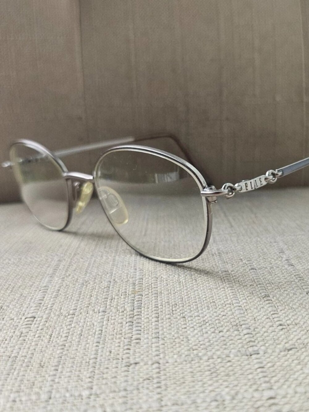 Elle Women Eyeglasses Frame Silver/Lilac Tone Eyewear EL2501 Glasses 50[]18 135